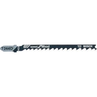 Bosch T 244 D Speed For Wood - Hoja De Sierra De Calar (100 Unidades)