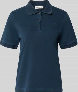 Marc O'Polo Regular Fit Poloshirt aus Baumwoll-Mix in Marine, Gr&ouml;&szlig;e XXL