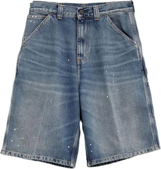 Carhartt Work in Progress OG Single Knee Short - Heren - Denim shorts - Blauw - M - Katoen - Korte Broeken