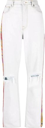 Etro Straight Jeans - Dames - Regular Fit Jeans - Blauw - W30 - Katoen - Jeans
