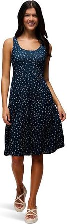 Prana Corrinne Dress Womens Dress Bluff Blue Spring Fling : LG (Womens 12-14), Elastane/Polyester