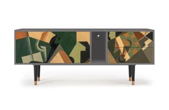 StoryZ Mueble de TV multicolores 2 cajones y 2 puertas L 170 cm