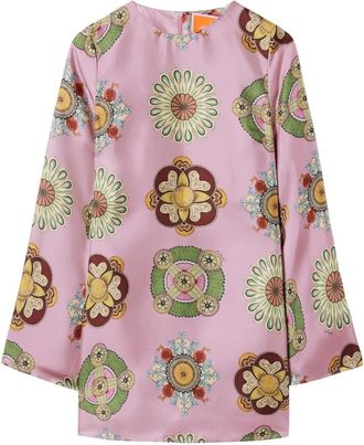 La DoubleJ Mini Supremes Swing Jurk - Dames - Feestkleedjes - Roze - M - Kleedjes