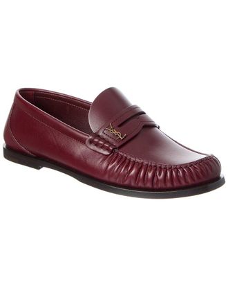 Saint Laurent Cassandre Leather Loafer