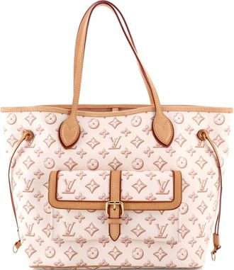 Louis Vuitton Neverfull NM Tote Fall for You Monogram canvas MM schoudertas - Beige