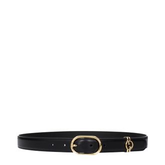 Gucci Damens Lederg&uuml;rtel Schwarz