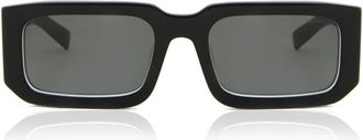 Prada PR 06YSF Asian Fit 09Q5S0 Mens Sunglasses Black Size 54