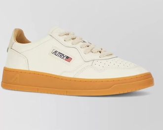 Autry leather medalist sneakers contrast sole
