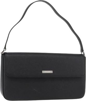 Burberry Pre-owned Shoulder Bags, female, Black, Size: ONE SIZE Pre-owned Vintage Shoulder Bag