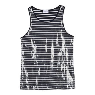 Marella Tops, Dames, Veelkleurig, S, Katoen, Terzo Sleeveless Top