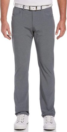 PGA TOUR Pga Tour Golf Pants Mens Gray Horizontal Texture Stretch 5-Pockets FTS1645