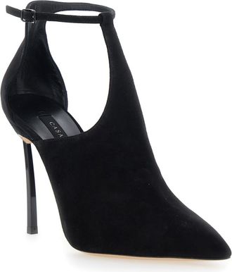 Casadei Black Suede Pumps