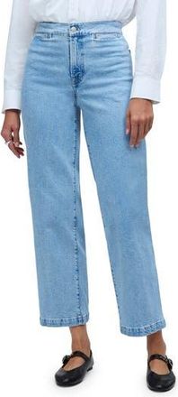 Madewell The Emmett Welt Pocket High Waist Wide Leg Jeans in Kieran Wash at Nordstrom Rack, Size 26