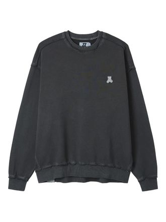 Izzue crew-neck sweatshirt - men - Cotton - M - Grey