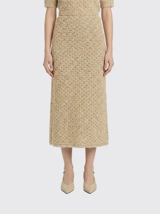 Fabiana Filippi Midi Skirt in Cotton Blend