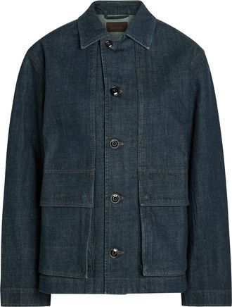 Christophe Lemaire Boxy Denim Overshirt - Indigo - 42 (UK14 / L)