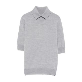 Birgitte Herskind Perry Knit Blouse - Dames - Coltruien - Grijs - S - Wol - Truien & Vesten