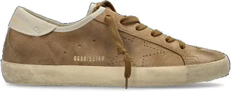 Golden Goose Worn-In Vintage Low-Top Sneakers with Distressed Suede Upper