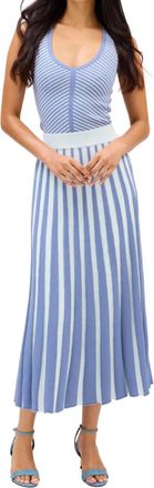 Allison Quinn Skirt In Blue Multi