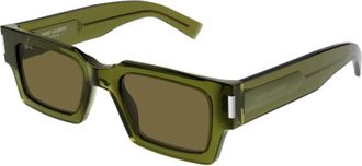Saint Laurent SL 572 Zonnebrillen - unisex - Zonnebrillen - Groen - 50 MM - Nylon - Accessoires
