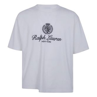 Polo Ralph Lauren Gebreid T-shirt - Heren - T-shirts - Wit - XL - Katoen - Tops