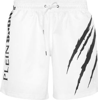 Plein Sport Nylon Shorts Scratch Men in White at Nordstrom, Size Xxx-Large