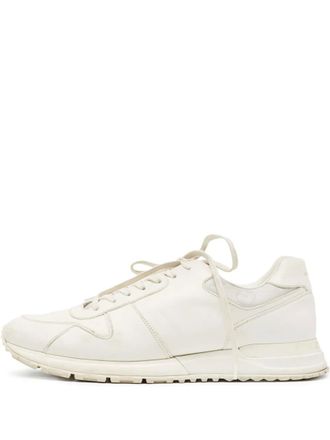 Louis Vuitton leather sneakers - White