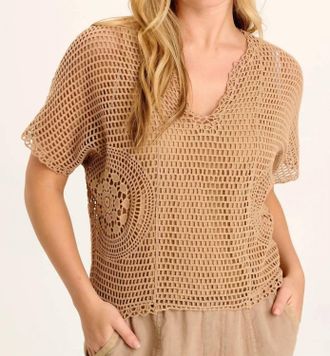 Xcvi Centre Top In Roebuck