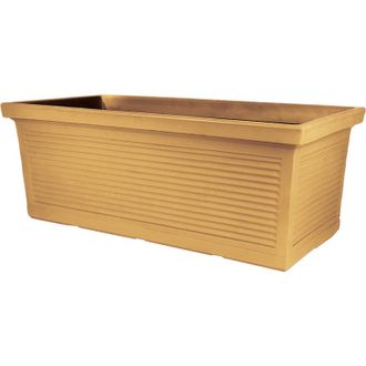 Monacis Macetero Decorativo Cl&aacute;sico Tradicional De 80x40 Cm Y 34 Cm De Alto, Fabricado En Pol&iacute;mero Resistente Impruneta, Ideal Para Plantas En Terrazas