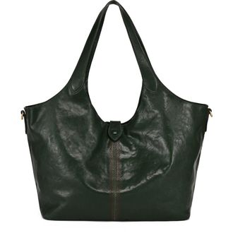 OLD TREND Marigold Genuine Leather Spacious Refined Carryall Tote in Kale at Nordstrom