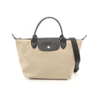 Longchamp Le Pliage Energy Canvas Leather Tote Bag