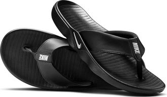 Nike Marina Mens Sandals Black/White : 11 D - Medium, Synthetic