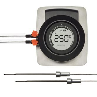 TFA Dostmann Tfa Dostmann 14.1513.01 Termo Alarma Para Barbacoa, Sensor Con Cable, Aplicaci&oacute;n Gratuita, Monitoreo De Temperatura