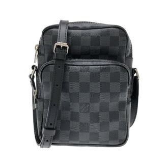 Louis Vuitton Damier Graphite Graphite Coated Canvas Shoulder Bag (Pre-Owned)