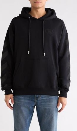 Off-white Diagonal Skate Hoodie in Black-Black at Nordstrom Rack, Size Xx-Large