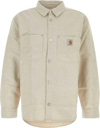 Carhartt Work in Progress Beige Patch Logo Shirt