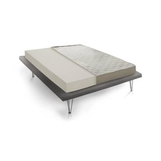 Talamo Italia Colch&oacute;n Individual Lorella, Colch&oacute;n De Espuma De Agua, 100% Made In Italy, Anti&aacute;caros E Hipoalerg&eacute;nico, 80x190h15cm, Con Embalaje Reforzado - Talamo I