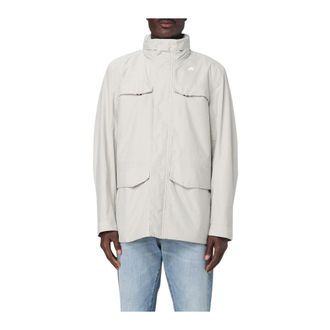 K-Way K-Way, Light Jackets, male, Beige, Size: S Claude Jacket Packable Lightweight