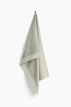 H&M Badelaken aus Baumwollfrottee - Green