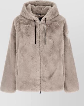 Tatras plush hooded puffer jacket