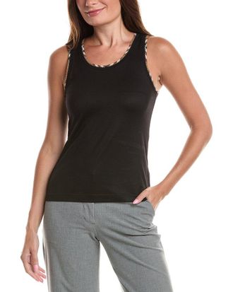 Burberry Elyssa Check Tank Top