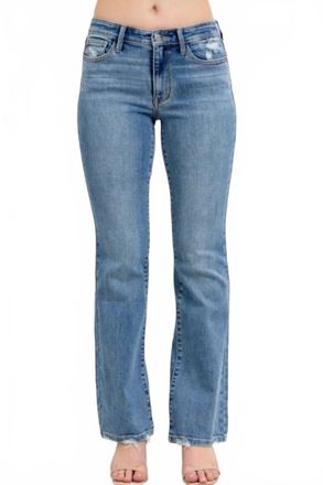 Judy Blue Mr Vintage Boot Cut Jeans In Blue