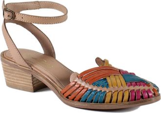 Diba Shootin Star Ankle Strap Sandal in Tan/Bright Multi at Nordstrom, Size 6.5