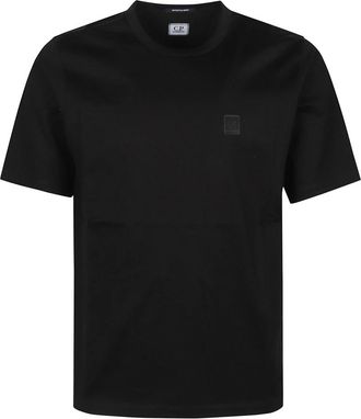 C.P. Company Rondhals T-shirt met korte mouwen - Heren - T-shirts - Zwart - S - Tops