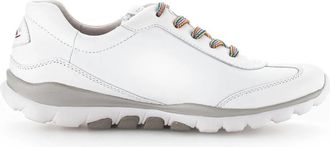 Gabor Rollingsoft Wandelsneaker - Dames - Sneakers - Wit - 41 EU - Leer - Schoenen