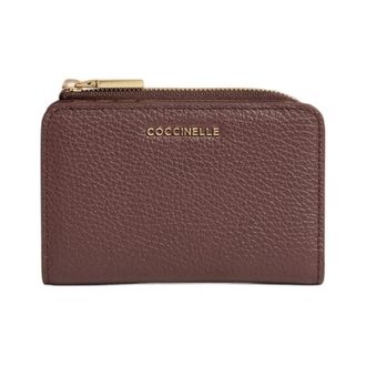 Coccinelle Metallic Soft Small Wallet - female - Coccinelle - Wallets & Cardholders - Purple - ONE SIZE - Accessories
