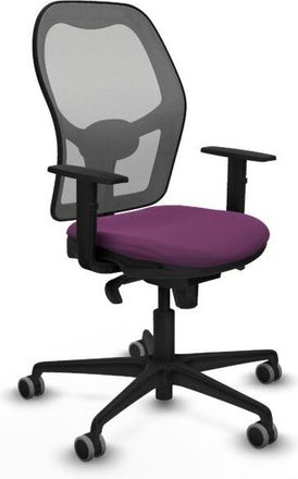 Piqueras y Crespo Piqueras Y Crespo - Jorquera Sincro Malla Gris Similpiel Morado Brazos 1d Base Nailon Ruedas 65mm Engomada