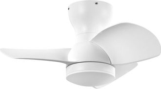 MDC Ventilador CRETA XS LED DC blanco