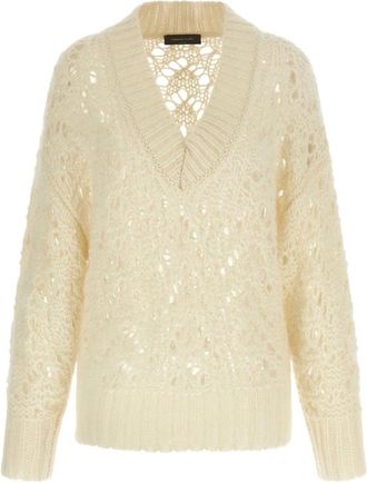 Fabiana Filippi Platinum Mohair Jumper
