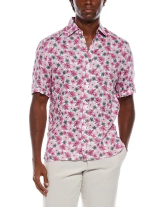 Isaia Linen Sport Shirt